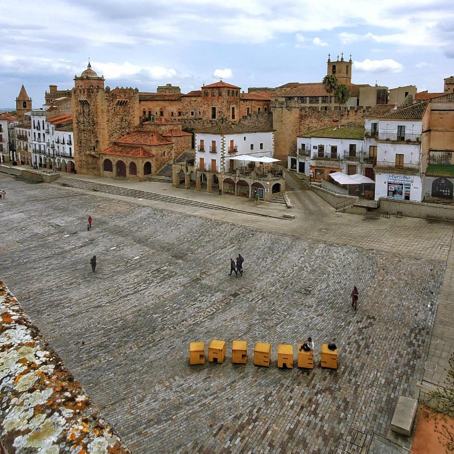 Hostal Martes Caceres Plaza Mayor - Tercer Piso Sin Ascensor Zewnętrze zdjęcie