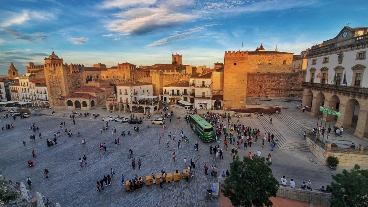 Hostal Martes Caceres Plaza Mayor - Tercer Piso Sin Ascensor Zewnętrze zdjęcie